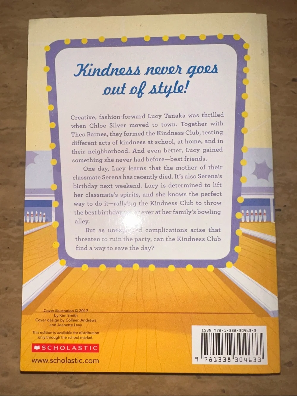 Scholastic The Kindness Club designed by Lucy by Courtney Sheinmel